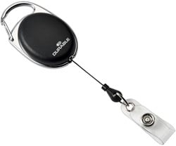 Afrolmechanisme Durable Style met drukknopsluiting zwart