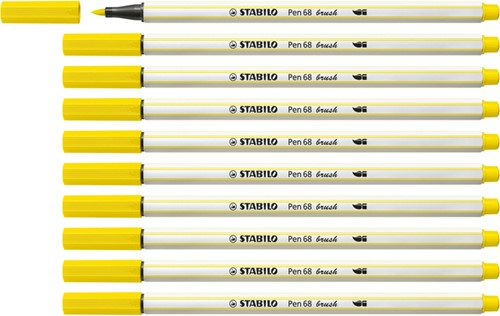 Brushstift STABILO Pen 568/24 citroen geel-4
