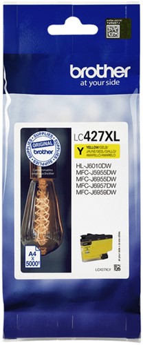 Inktcartridge Brother LC-427XLY geel