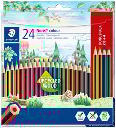 Kleurpotloden Staedtler Noris set à 20+4 kleuren