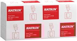 Handdoek Katrin w-vouw 3-laags 240x320mm 25x90 vel wit 61556