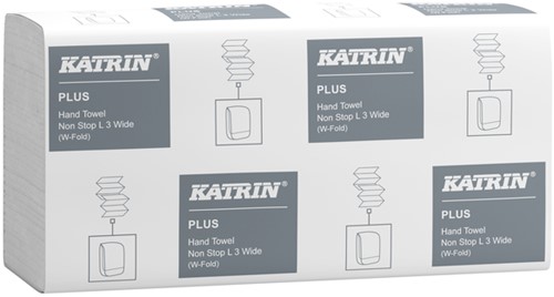 Handdoek Katrin W-vouw Plus 3-laags 320x240mm 25x90st-3