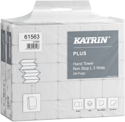 Handdoek Katrin W-vouw Plus 3-laags 320x240mm 25x90st