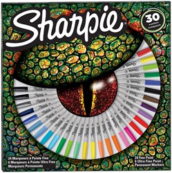 Viltstift Sharpie bigpack hagedis à 30 kleuren