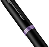 Vulpen Parker IM black purple vibrant ring fijn-2