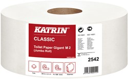 Toiletpapier Katrin Classic Gigant M2 2-laags 1200vel 6rollen