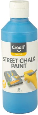 Stoepkrijtverf Creall Chalk Paint 250ml blauw