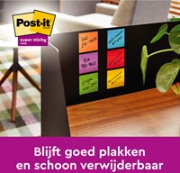 Memoblok Post-it Z-Notes R330 Super Sticky 76x76mm Soulful 6 stuks-1
