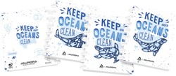 Schrift Adoc Ocean Waste Plastics A5 ruit 5x5mm 144 pagina's 90gr
