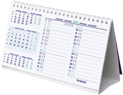 Bureaumaandkalender 2024 Brepols 210x125mm