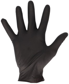 Handschoen CMT L soft nitril zwart-3
