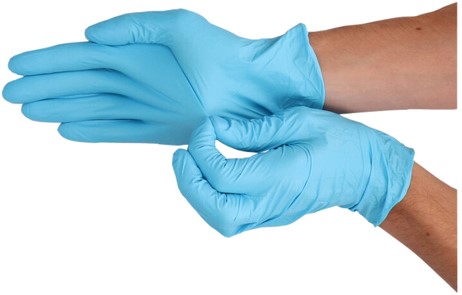 Handschoen CMT L nitril blauw-3