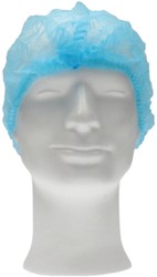 Haarnet CMT clip non-woven L 53cm PP blauw