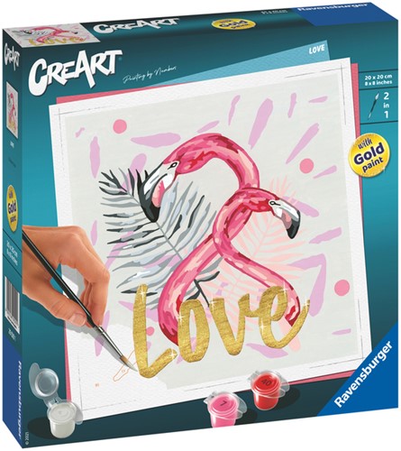 Schilderen op nummers CreArt Love-2