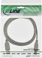 Kabel InLine USB-A USB-B 2.0 M 3 meter beige-2