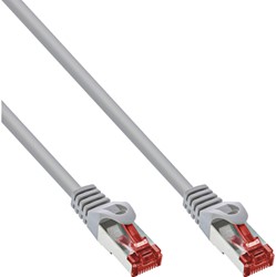 Kabel InLine Cat.6 S FTP koper 3 meter grijs