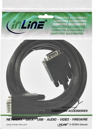 Kabel InLine S VGA 15HD M-M 2 meter zwart-2