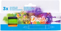 Ecoline Duotip marker secundair set 3 kleuren
