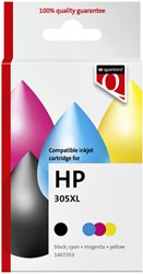 Inktcartridge Quantore  alternatief tbv HP 305XL zwart + kleur