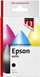 Inktcartridge Quantore  alternatief tbv Epson 603XL zwart