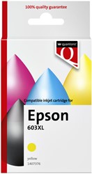 Inktcartridge Quantore  alternatief tbv Epson 603XL geel