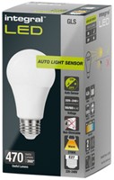 Ledlamp Integral E27 2700K warm wit 4.8W 470lumen dag/nacht sensor-2