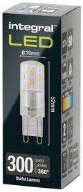Ledlamp Integral G9 4000K koel wit 2.7W 300lumen-2