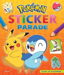 Kleur-en stickerboek Deltas Pokémon Sticker Parade