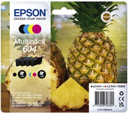 Inktcartridge Epson 604 T10G46 zwart + 3 kleuren