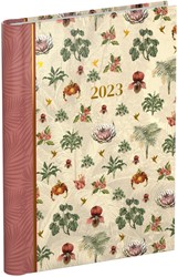 Agenda 2023 120x160 wire-o Botanic 7dagen/2pagina's beige all-over