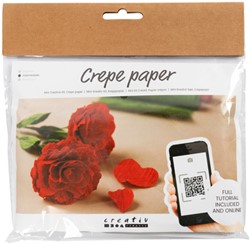 Crêpepapier Creotime DIY rozen