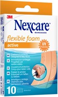 Wondpleister Nexcare active flexible foam waterbestendig 6x10cm 10 stuks-1
