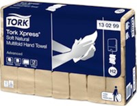 Handdoek Tork Xpress Soft Multifold Advanced H2 213x240mm 180 vel Natural 130299-2