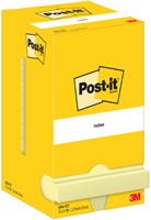 Memoblok Post-it 654 76x76mm geel-3