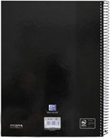 Notitieboek Oxford Classic Europeanbook A4+ 4-gaats ruit 5x5mm 80vel zwart-3
