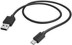 Kabel Hama USB-A - micro-USB 2.0 1 meter zwart