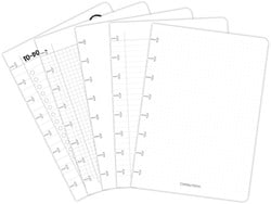 Uitbreidingsset Correctbook A5 mix 5 bladen