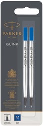 Rollerpenvulling Parker Quink blauw medium