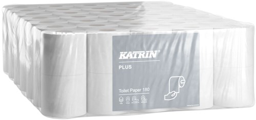 Toiletpapier Katrin Plus 4-laags 180vel 70rollen-2