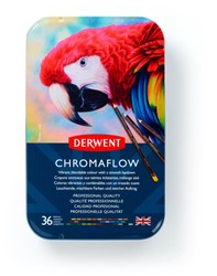 Kleurpotloden Derwent Chromaflow set à 36 kleuren