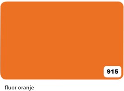 Etalagekarton Folia 1-zijdig 48x68cm 380gr nr915 fluor oranje