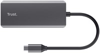 Adapter Trust DALYX 6-in-1 USB-C multipoort grijs-2