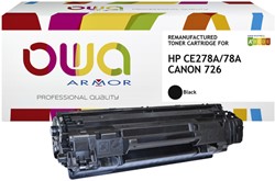 Tonercartridge OWA alternatief tbv HP CE278A zwart