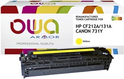 Tonercartridge OWA alternatief tbv HP CF212A geel
