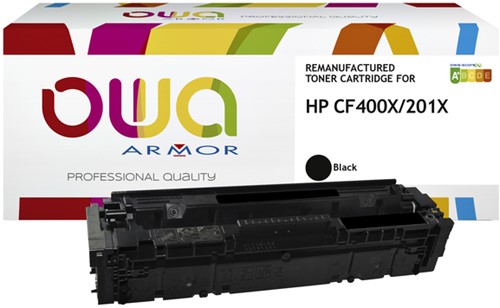 Tonercartridge OWA alternatief tbv HP CF400X zwart