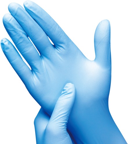 Handschoen Hynex XL nitril blauw pak à 100 stuks-3