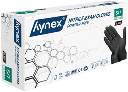 Handschoen Hynex S nitril 100 stuks zwart
