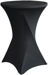 Tafelrok BRASQ voor statafel 80cm zwart