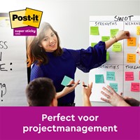 Memoblok 3M Post-it Z-Note R330 Super Sticky 76x76mm assorti kleur 20 + 4 gratis-3