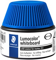 Viltstiftvulling Staedtler Lumocolor whiteboard 20ml blauw